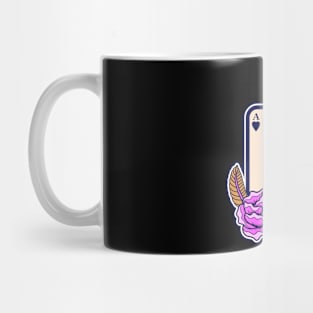 Playing card spade Mug